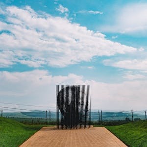 Nelson Mandela sculpture in South Africa